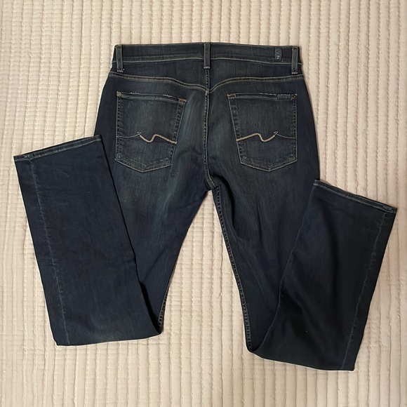 7 For All Mankind mens jeans. “Standard” Lightly worn. 34 waist. - Picture 3 of 8